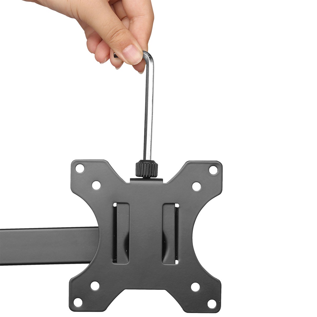 Suporte de Mesa PCyes Para Monitor e Notebook Com Articulação Dupla, PLMSMN1A