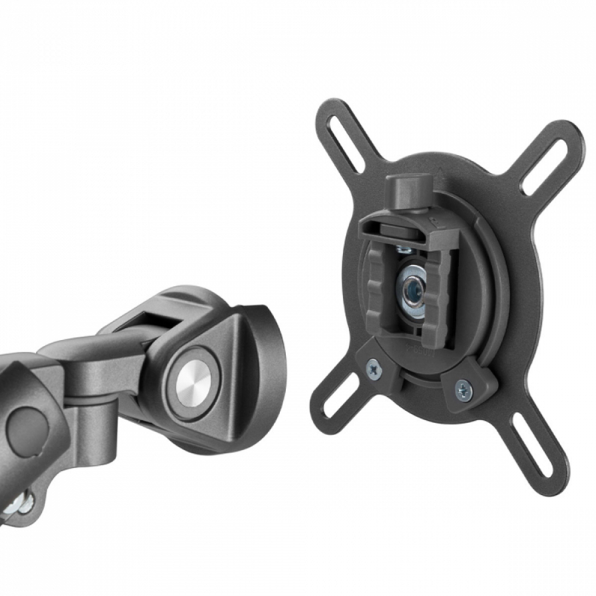 Suporte de Mesa PCYES SM-049C, Para Monitor de 17" A 32", Articulado, Com USB 3.0, Black