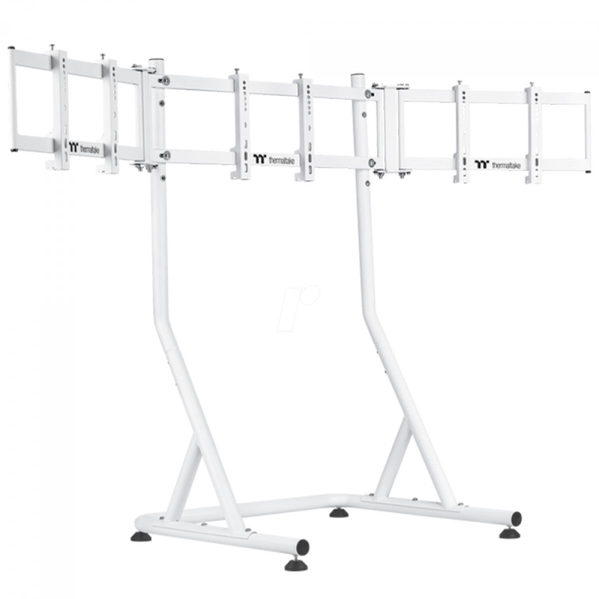 Suporte de Monitor Thermaltake Racing, Compatível Com Cockpit GR500, Para Até 3 Monitores de 32 Pol, Branco, GEA-RMS-TMSWHT-01