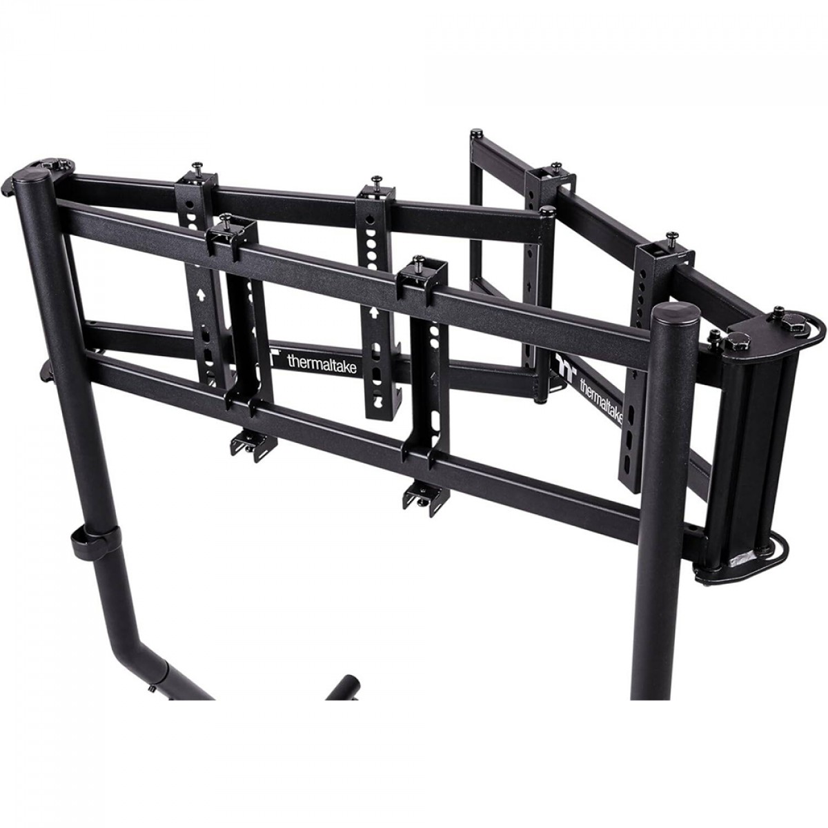 Suporte de Monitor Thermaltake Racing, Compatível Com Cockpit GR500, Para Até 3 Monitores de 32 Pol, Preto, GEA-RMS-TMSBLK-01