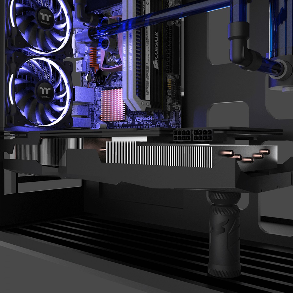 Suporte de Placa de Vídeo SuperFrame R10, Black