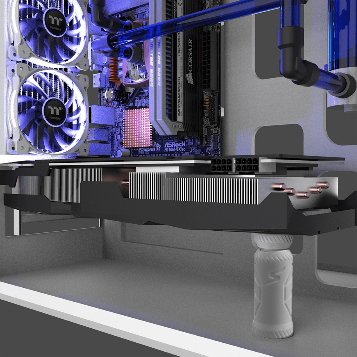 Suporte de Placa de Vídeo SuperFrame R10, White