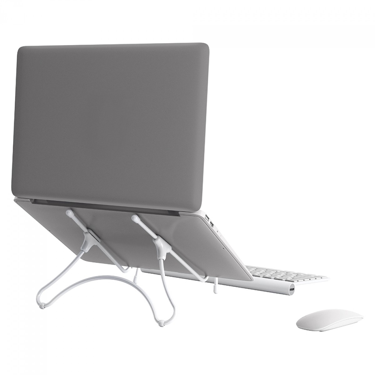 Suporte Ergonômico para Notebook Octoo Uptable, Ajustável, Branco
