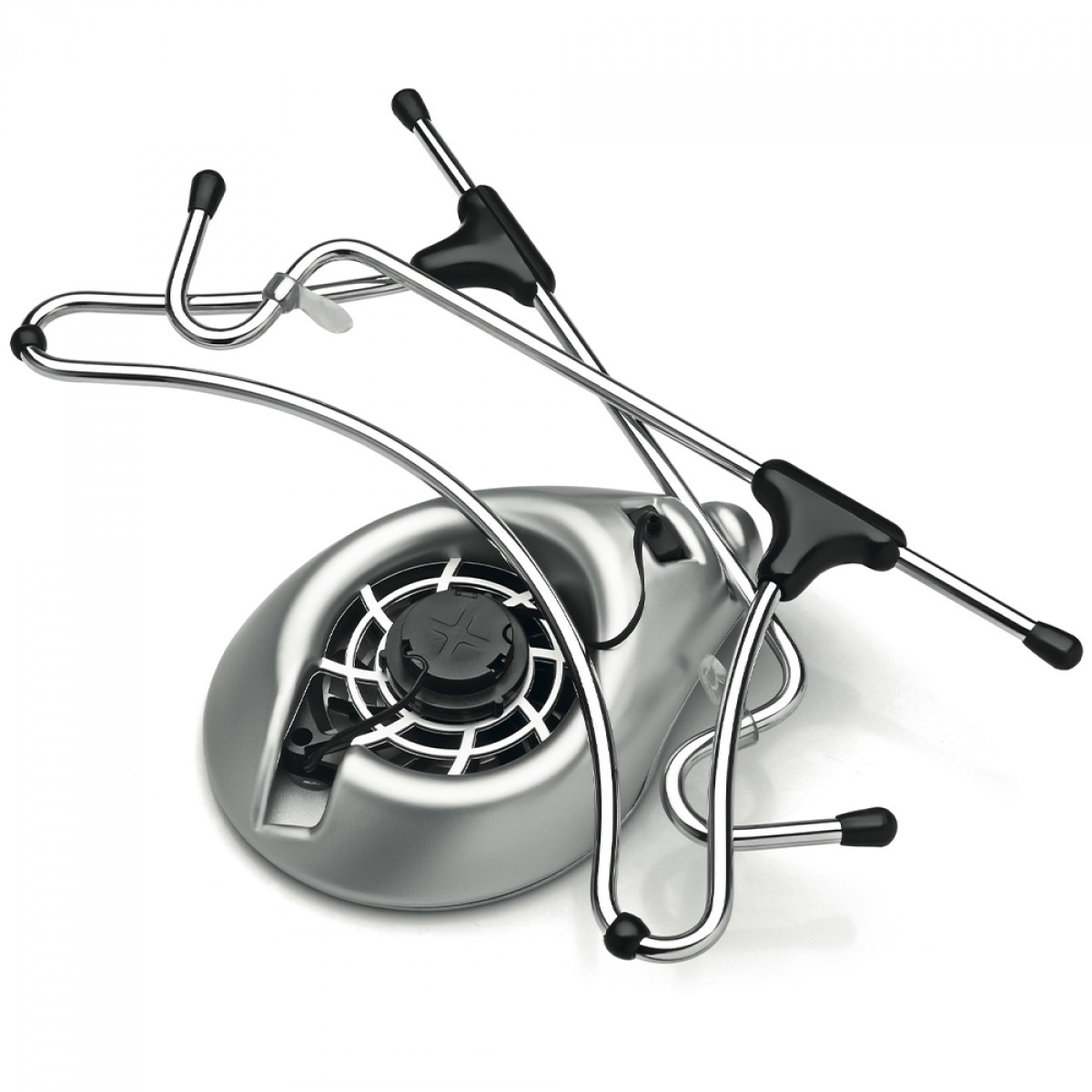 Suporte Ergonômico para Notebook Octoo Uptable Cooler, Ajustável, Cromado