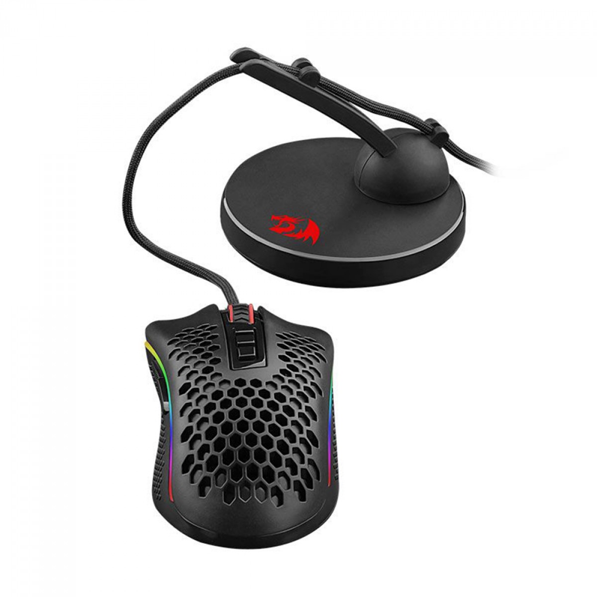 Suporte Para Cabo de Mouse Gamer Redragon Hoder, Black, MA301