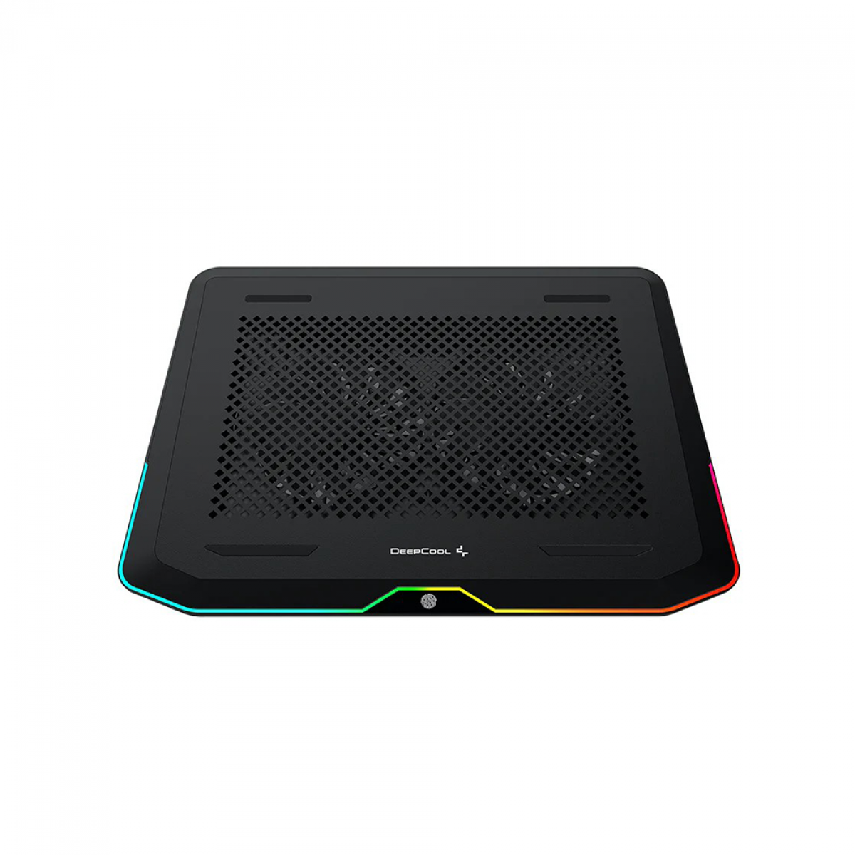 Suporte para Notebook DeepCool N80 RGB, Ajustável, Black, Com 2 Fans, DP-N222-N80RGB