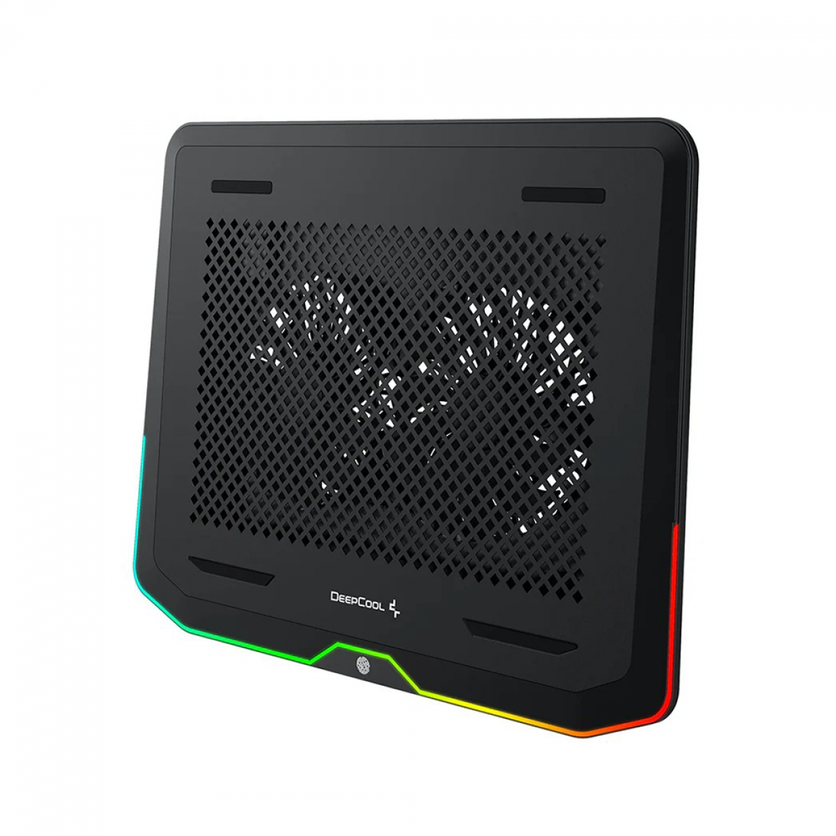 Suporte para Notebook DeepCool N80 RGB, Ajustável, Black, Com 2 Fans, DP-N222-N80RGB