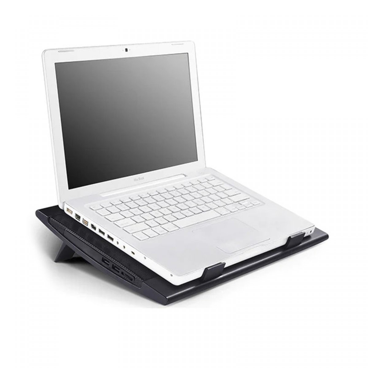 Suporte para Notebook DeepCool WIND PAL FS, Ajustável, Black, Com 2 Fans, DP-N222-WPALFS