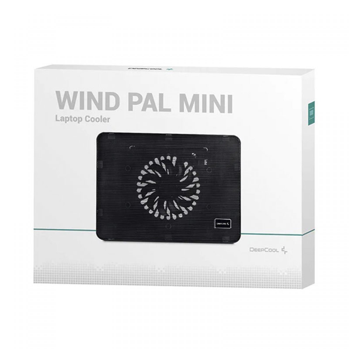 Suporte para Notebook DeepCool Wind Pal Mini, Black, Com 1 Fan, DP-N114L-WDMI
