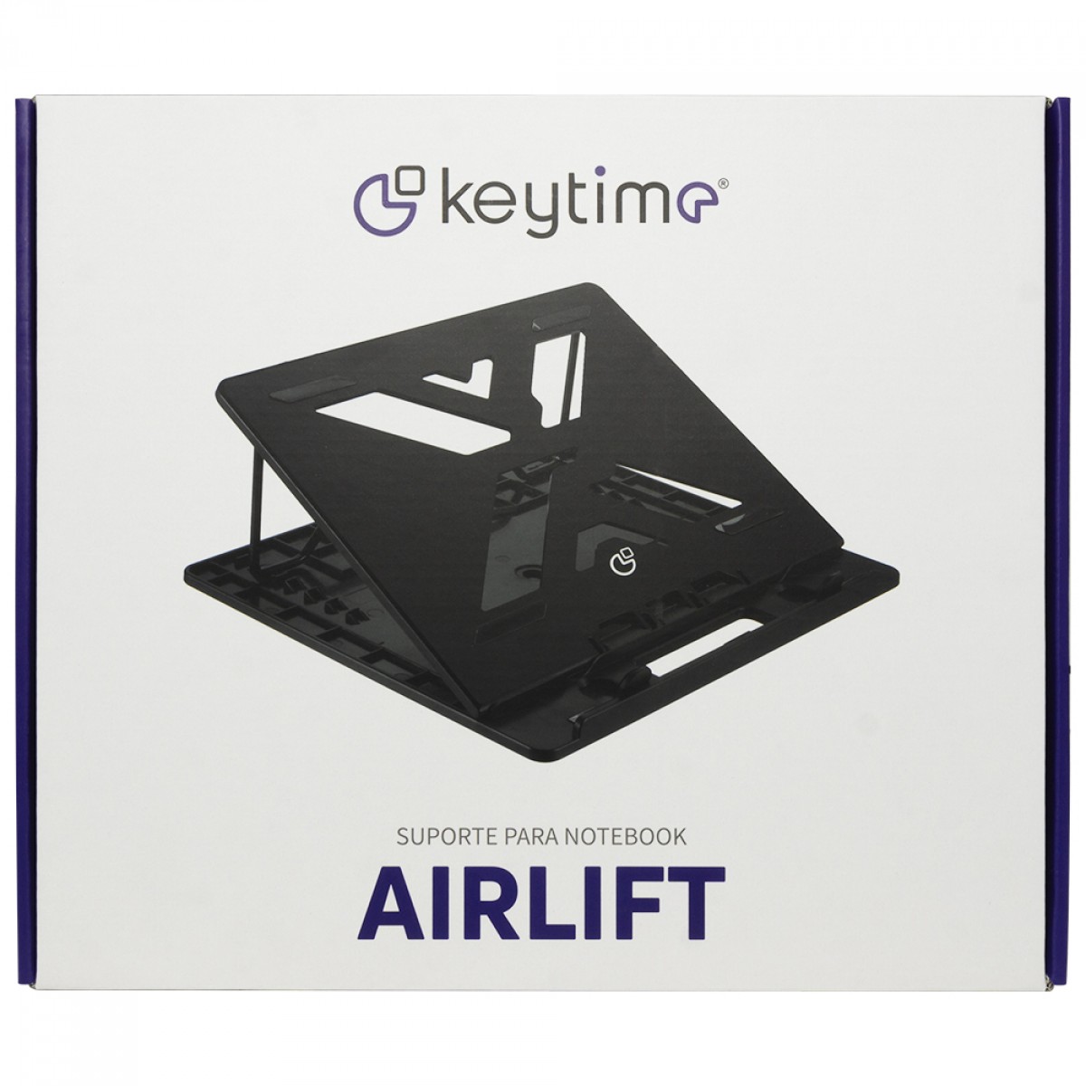 Suporte para Notebook Keytime Airlift, Ajustável, Preto, KYT00023