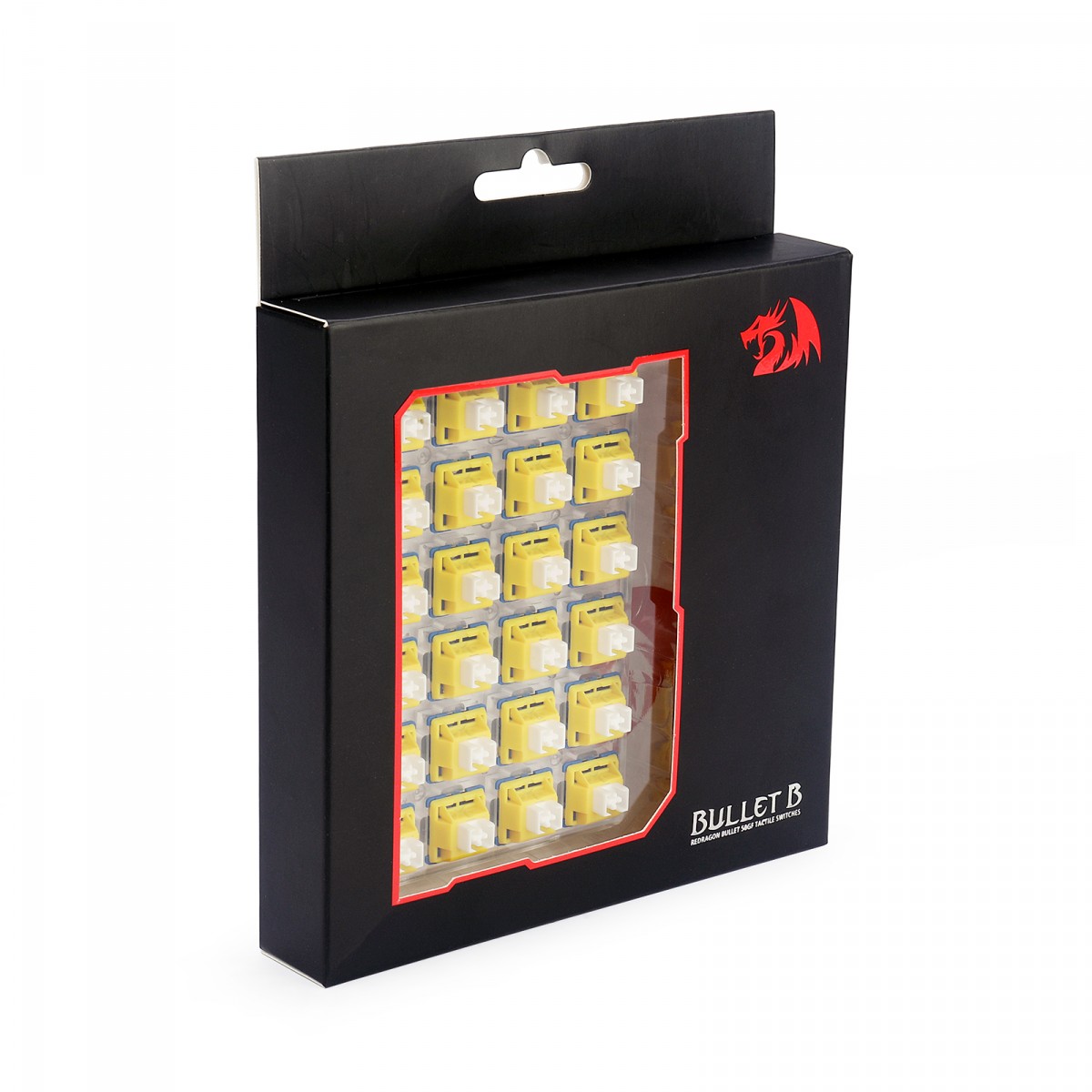 Switch Para Teclado Mecânico Redragon, Tactile, Kit Com 24 Unidades, Bullet B, A113B
