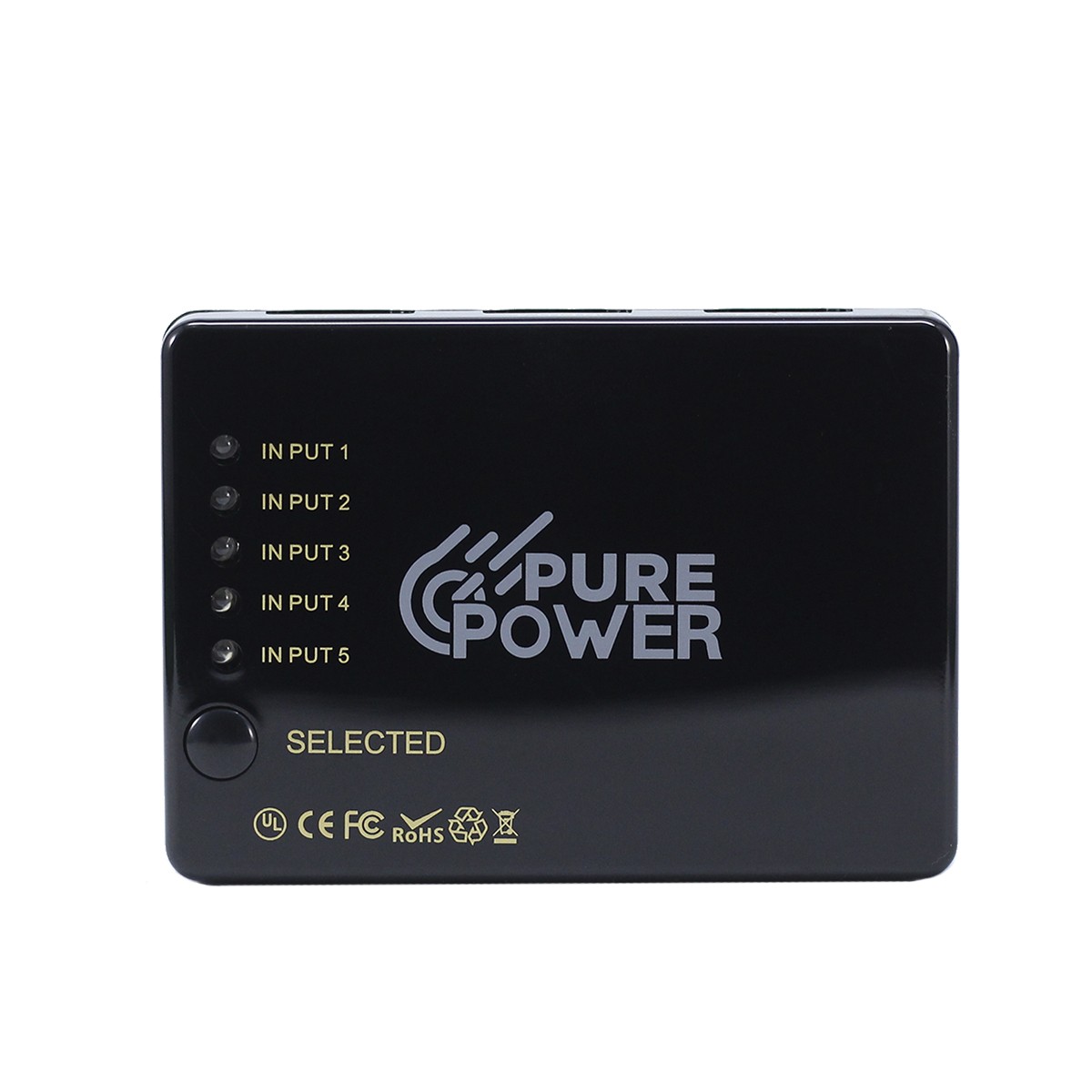 Switcher HDMI, 5 Em 1, 4K, Pure Power, PP-SWT-002 