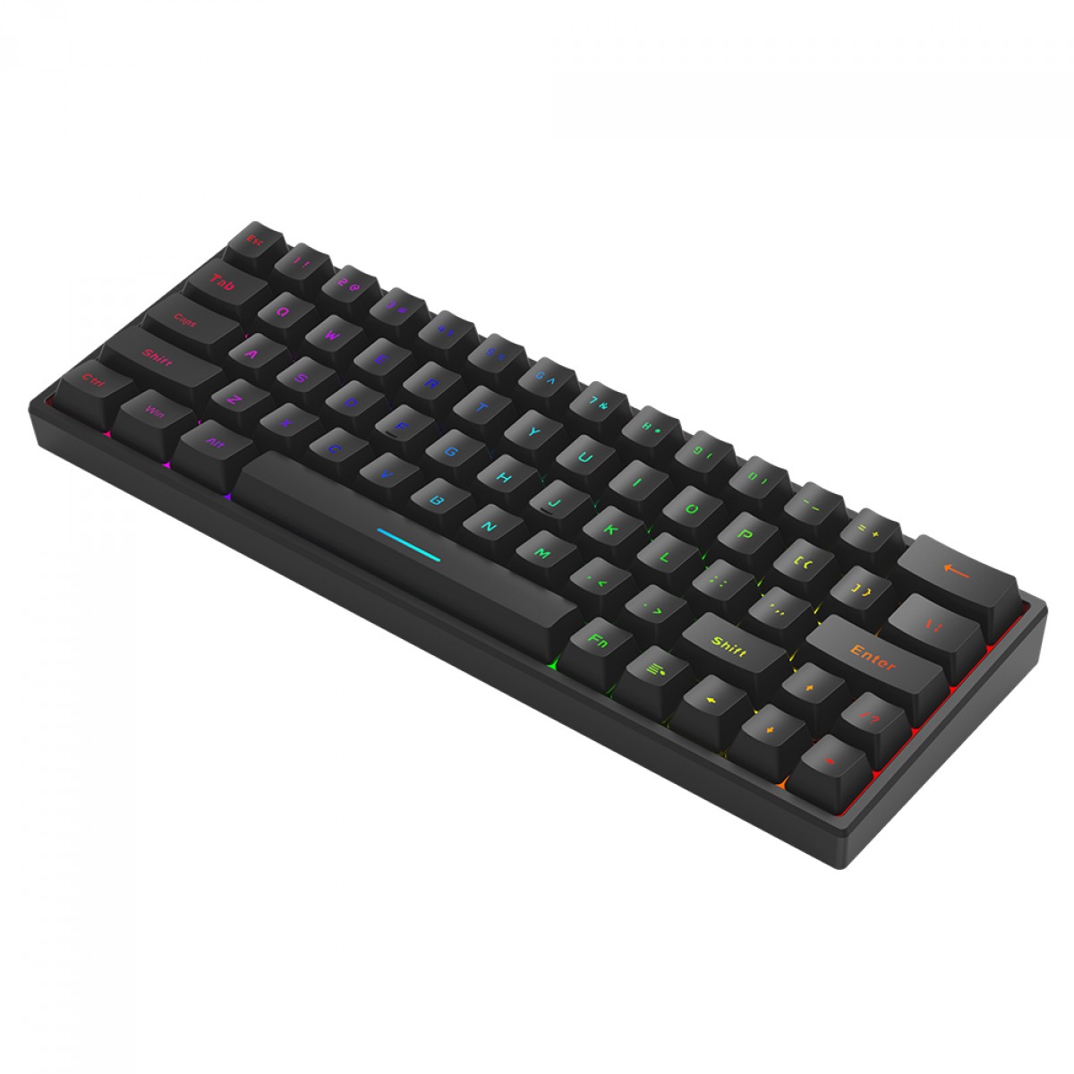 Teclado Gamer Marvo KG955W, RGB, Wireless, Bluetooth, Switch Marvo, Black