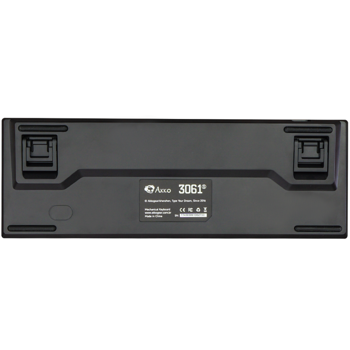 Teclado Gamer Mecânico Akko 3061s, RGB, 60%, ABNT2, Switch Akko Pink 