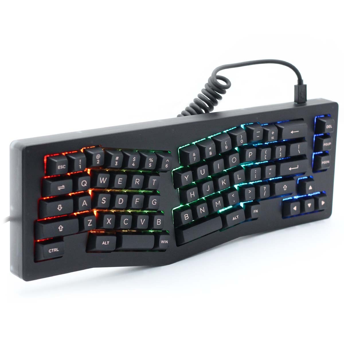 Teclado Gamer Mecânico Akko ACR Pro Alice Plus, RGB, ANSI, 65%, Switch Akko CS Crystal, Black