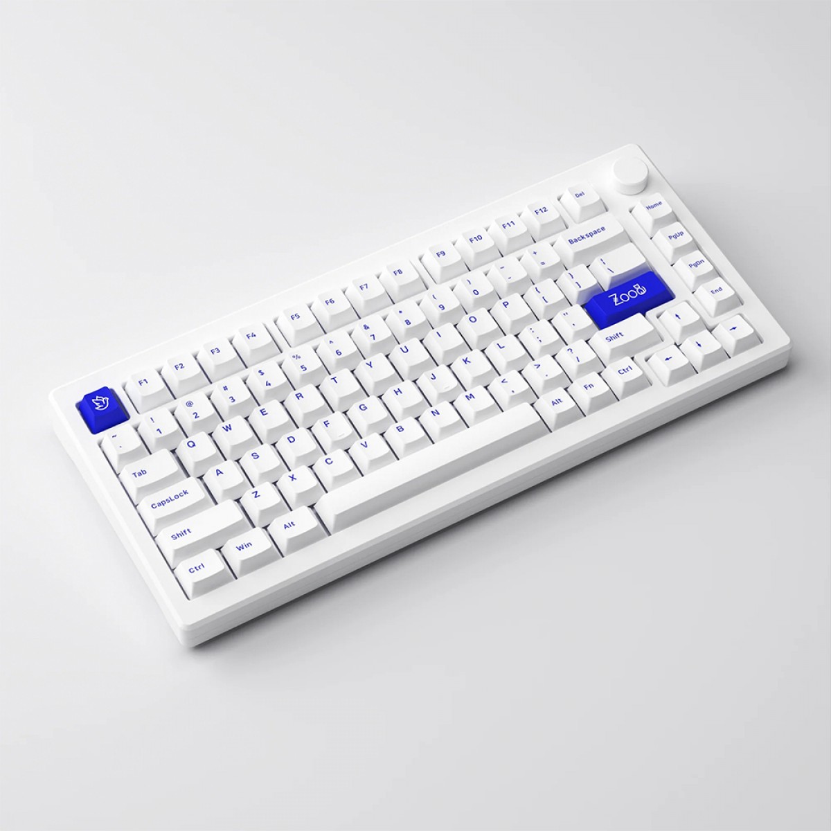 Teclado Gamer Mecânico Akko MOD 007PC Blue On White, USB, ANSI, Switch Akko Piano V3 Pro 