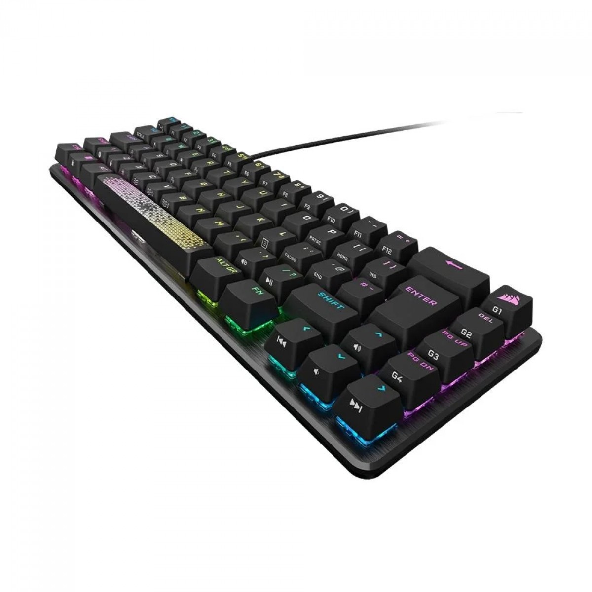 Teclado Gamer Mecânico Corsair K65 Pro Mini, RGB, Switch Corsair OPX, Preto, CH-91A401A-NA