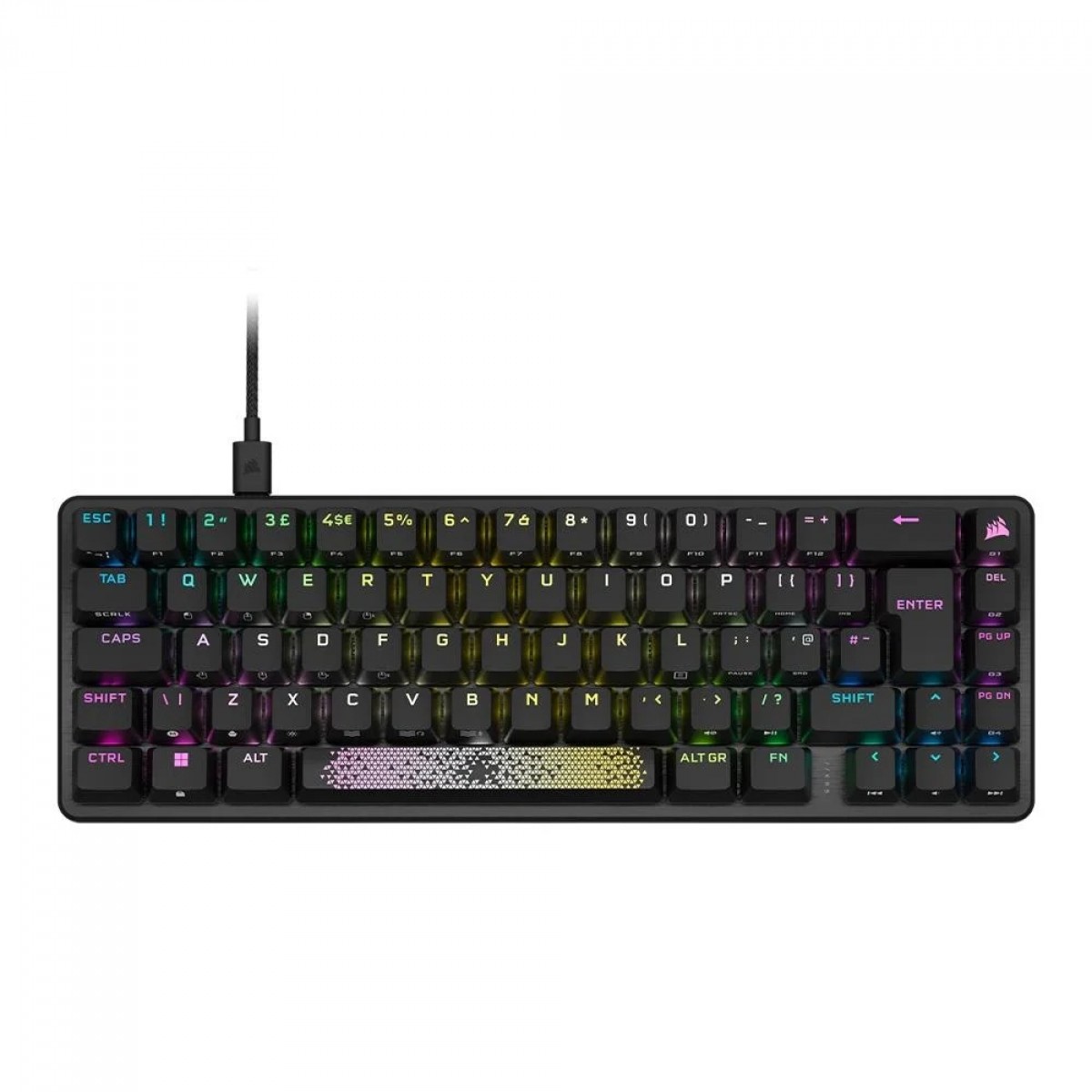 Teclado Gamer Mecânico Corsair K65 Pro Mini, RGB, Switch Corsair OPX, Preto, CH-91A401A-NA