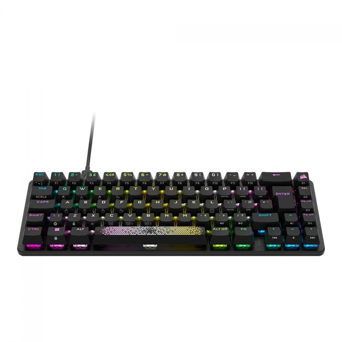Teclado Gamer Mecânico Corsair K65 Pro Mini, RGB, Switch Corsair OPX, Preto, CH-91A401A-NA
