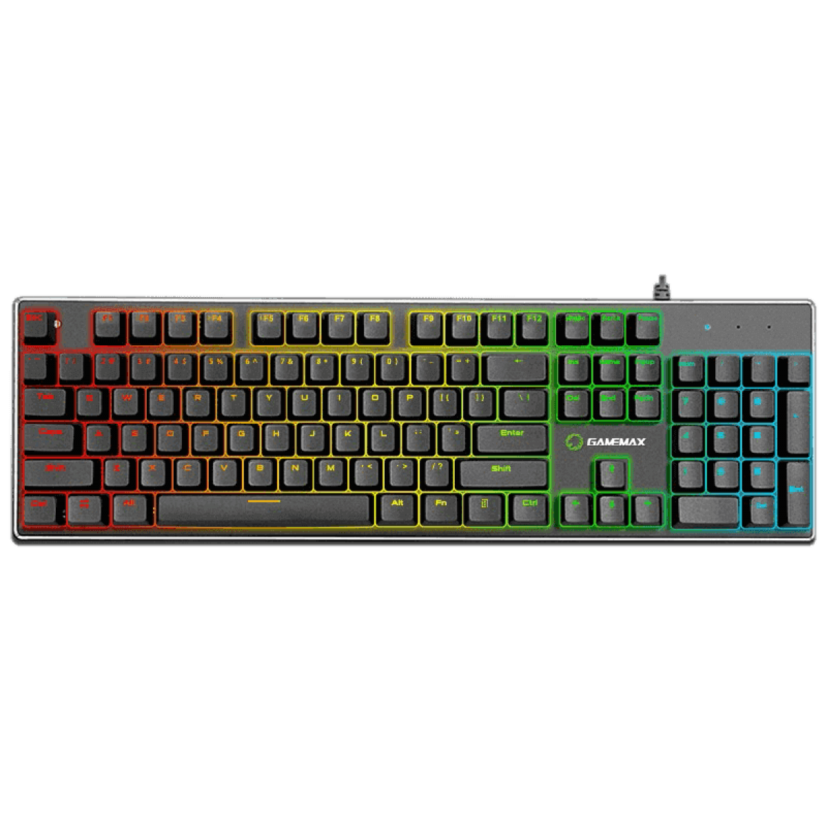 Teclado Gamer Mecânico Gamemax KG901, Switch Blue, US, Rainbow