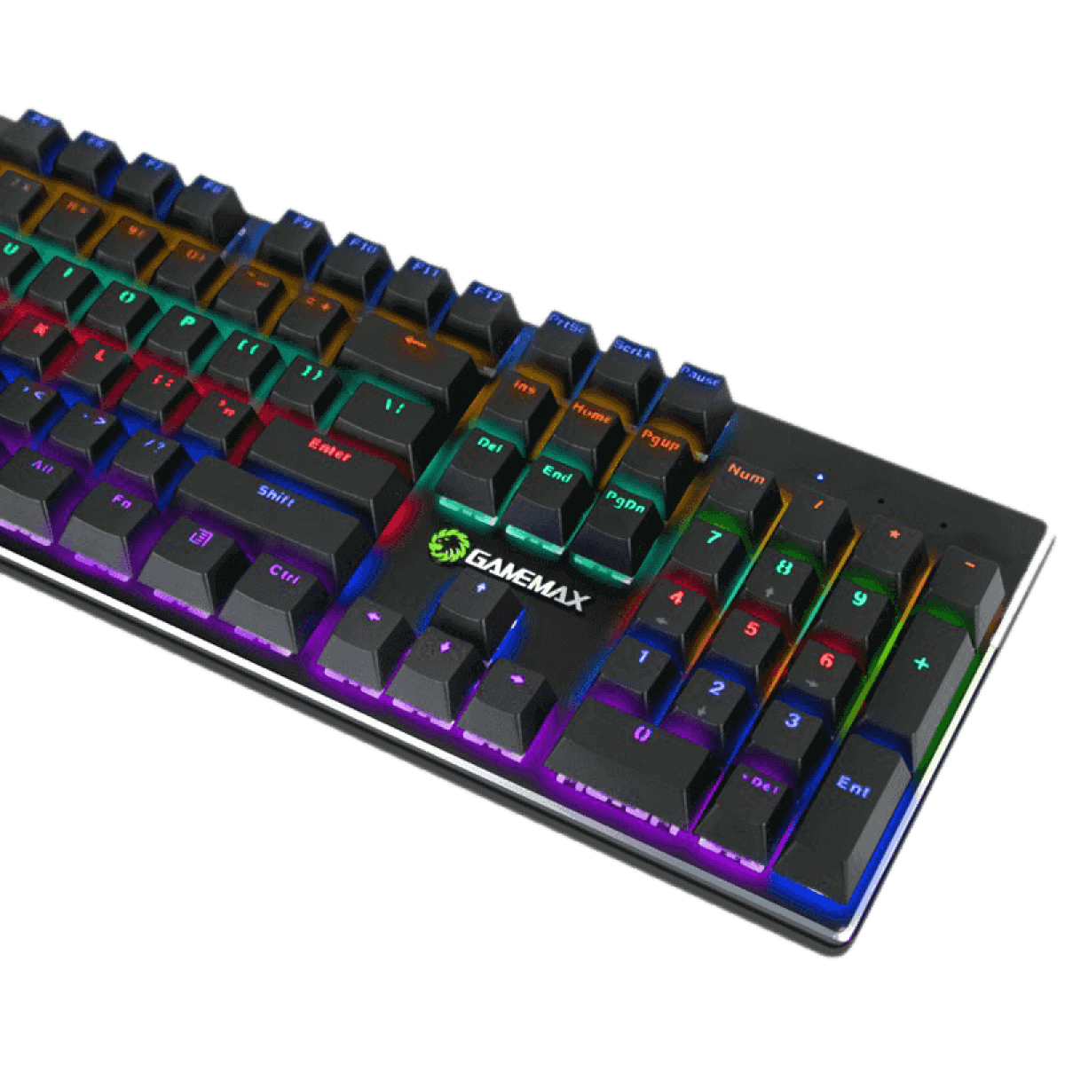 Teclado Gamer Mecânico Gamemax KG901, Switch Blue, US, Rainbow