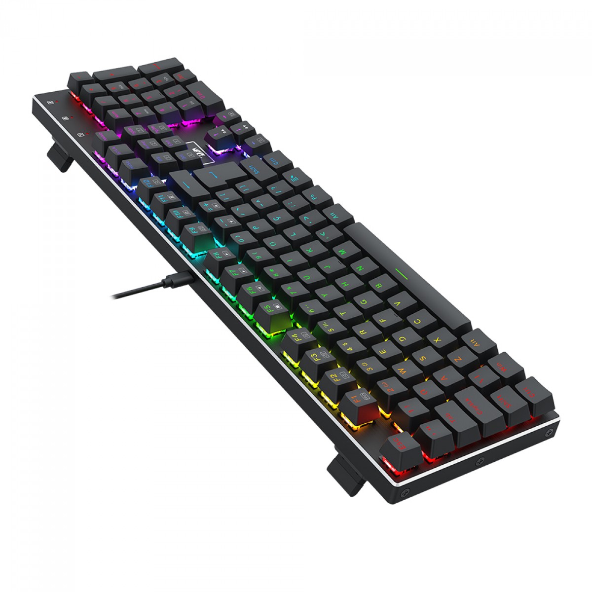 Teclado Gamer Mecânico Redragon Devarajas, RGB, Switch Brown, ABNT2, Preto, K556RGB