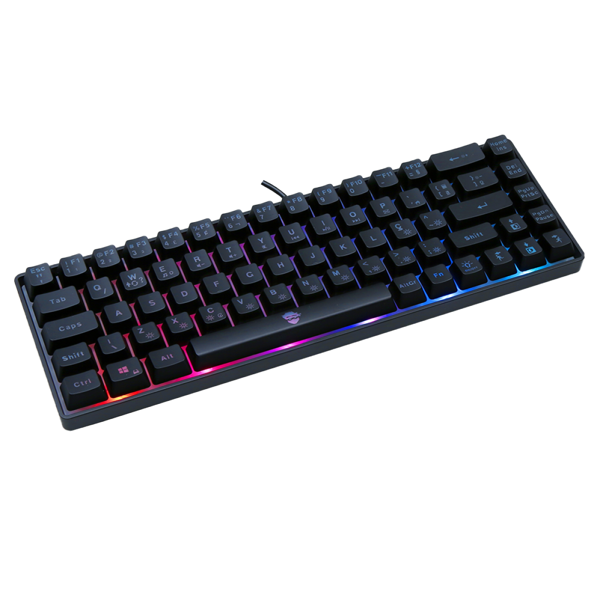 Teclado Gamer Ninja Black Noir, RGB, Switch Membrana, ABNT2, Black, TC-GN-BKNR