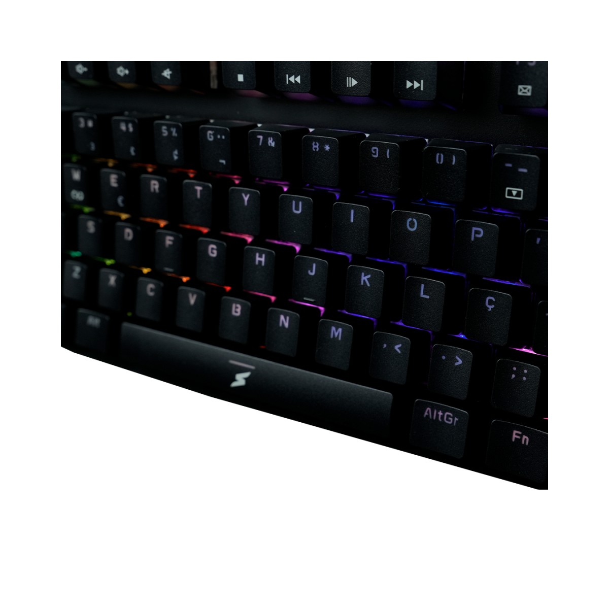 Teclado Gamer SuperFrame Origins, RGB, Switch Red, ABNT2, USB, Preto, SF-KB-ORRDFSBRUAB