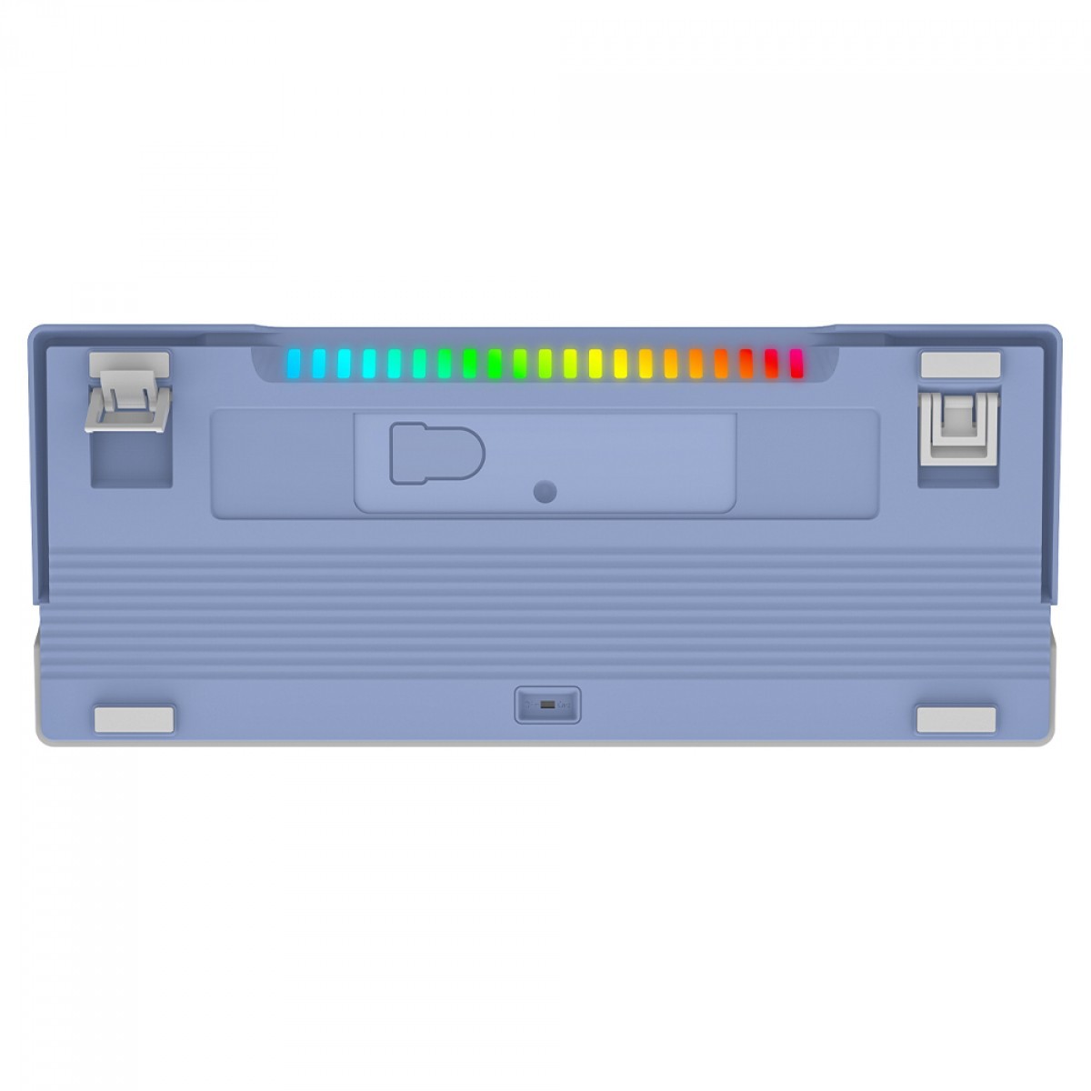 Teclado Gamer SuperFrame Ribbon, Wireless, RGB, Switch Red, 75%, ANSI, Hot Swap, Sem Fio, White/Purple