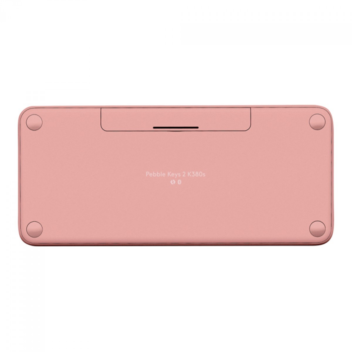 Teclado Logitech Pebble Keys 2 K380s, Sem Fio, US, Easy-Switch, Rosa, 920-011791