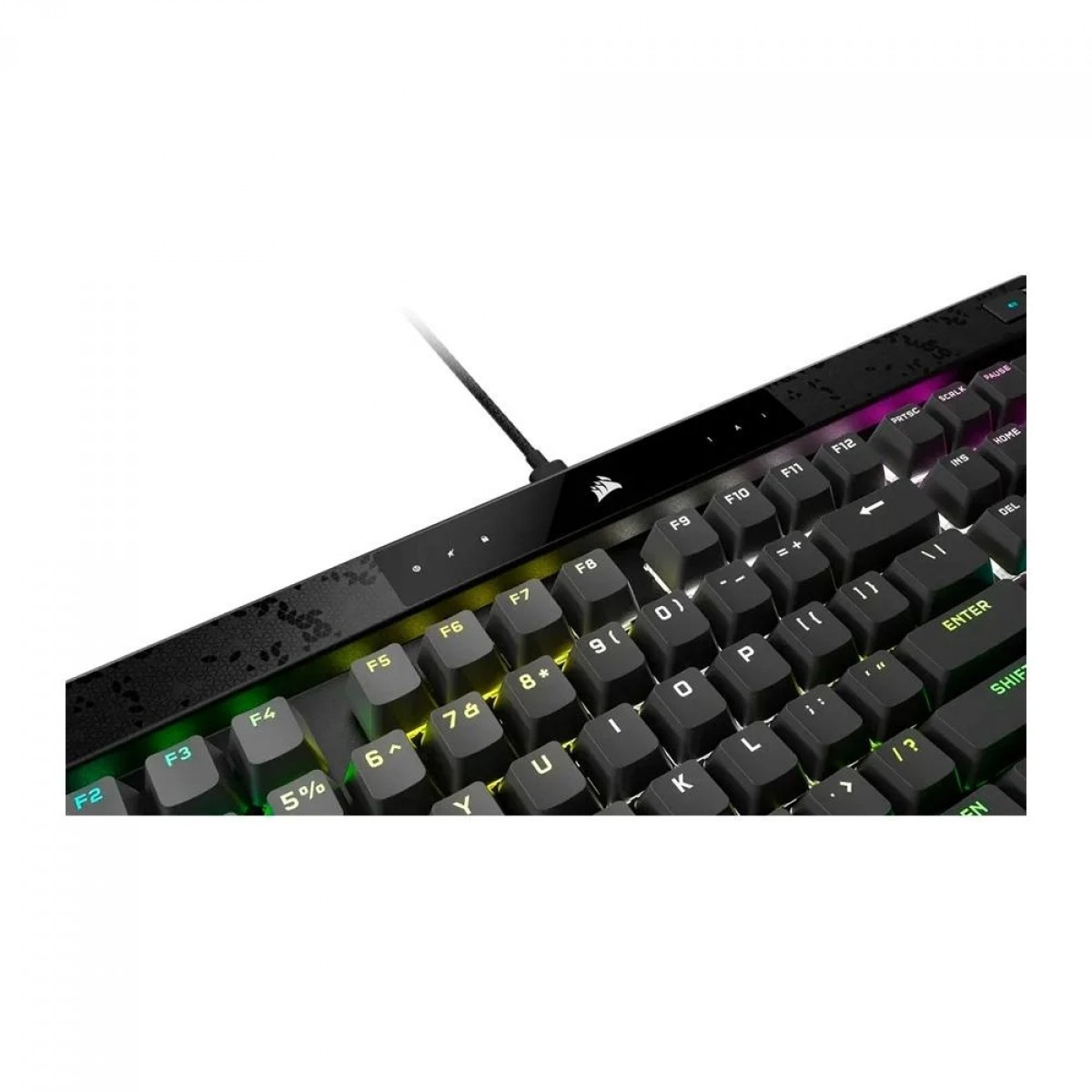 Teclado Magnético-Mecânico Gamer Corsair K70 Max RGB, Switch Corsair MGX, ANSI, Preto, CH-910961G-NA