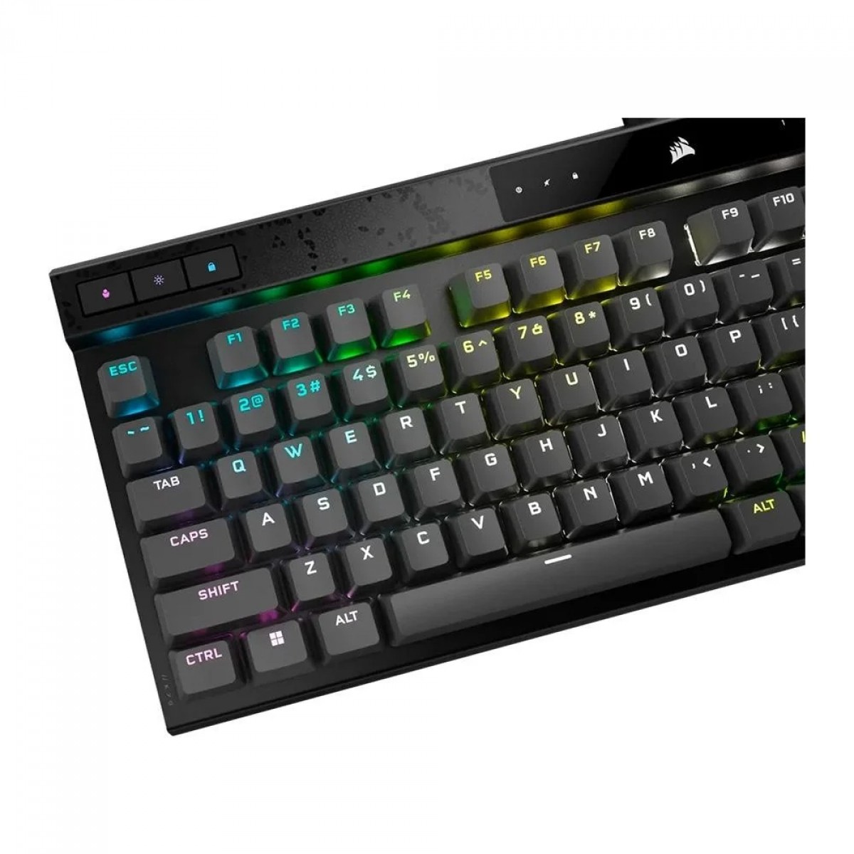 Teclado Magnético-Mecânico Gamer Corsair K70 Max RGB, Switch Corsair MGX, ANSI, Preto, CH-910961G-NA