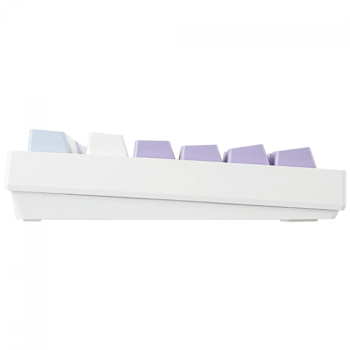 Teclado Mecânico Gamer Ajazz AK820 PRO, RGB, Wireless/Bluetooth/USB, 75%, ANSI, Ajazz Gift Switch, Branco e Roxo