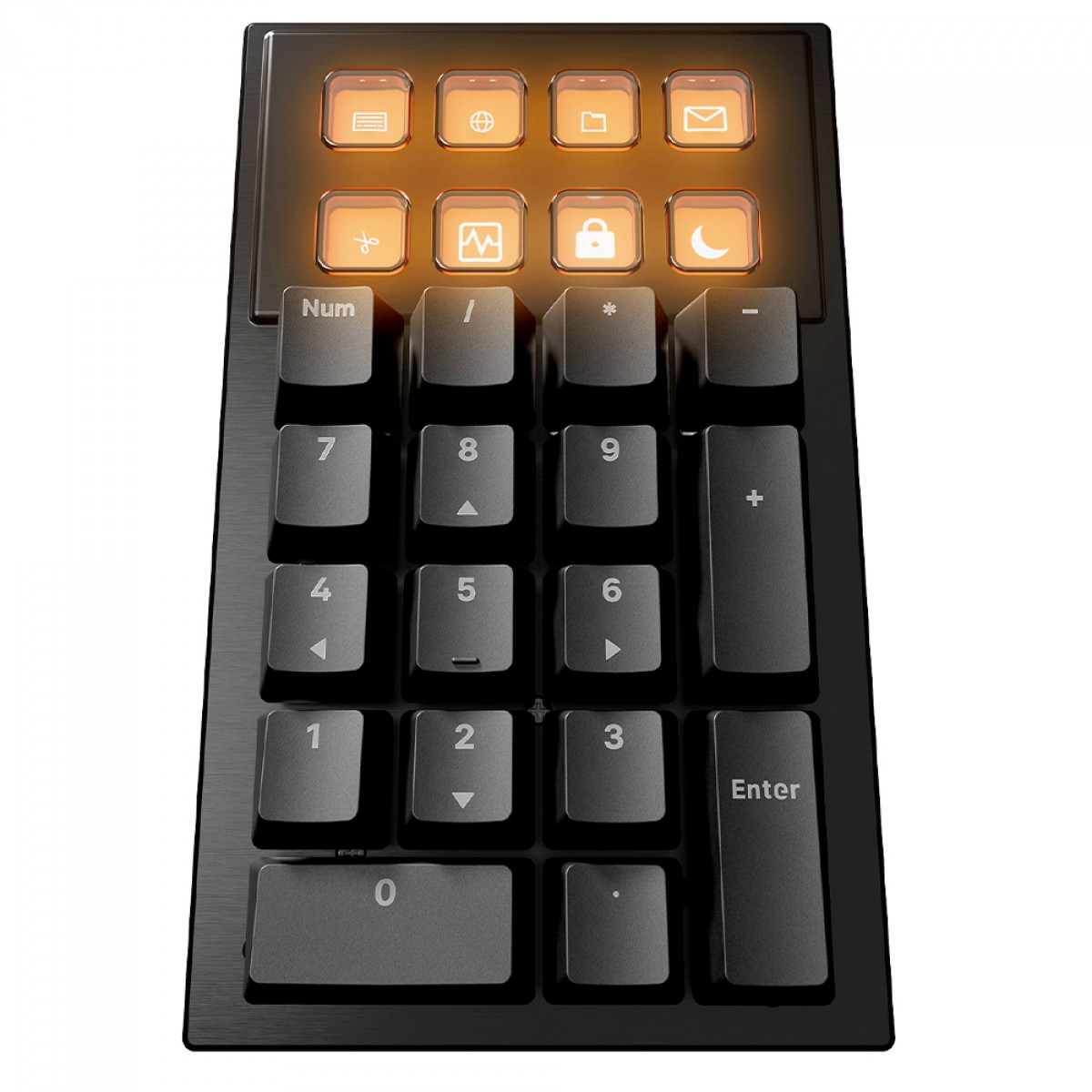 Teclado Mecânico Gamer Be Quiet Dark Mount, RGB, Numpad e Dock de Mídia Modular, Switch Silent Linear, ANSI, Preto, BT001US