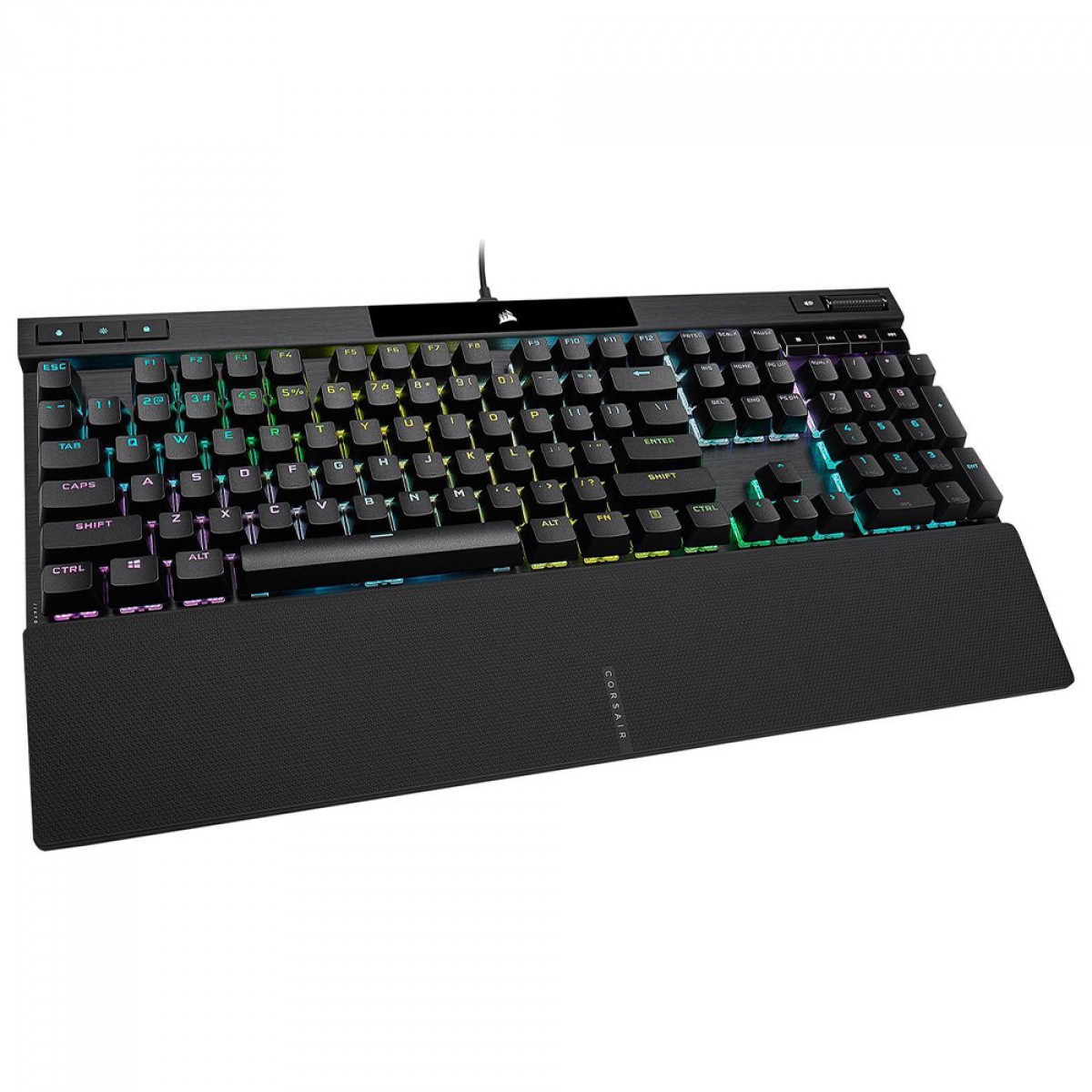 Teclado Mecânico Gamer Corsair K70 RGB PRO, Switch Cherry MX Brown, ANSI, Preto, CH-9109412-NA