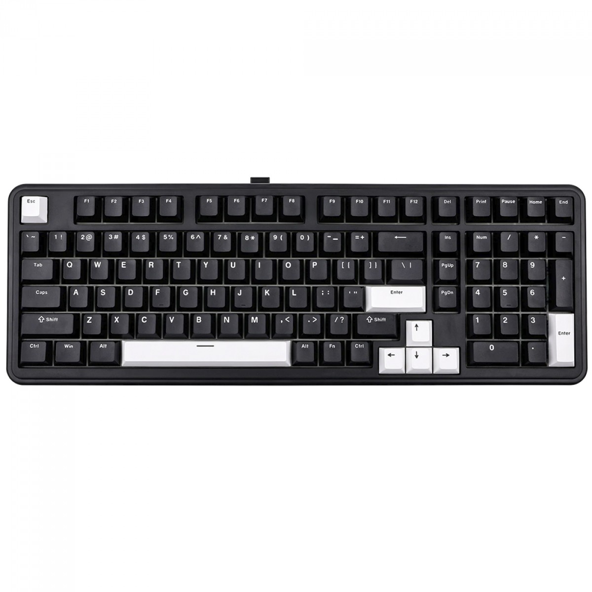 Teclado Mecânico Gamer Epomaker TH99 RGB, Wireless/Bluetooth, ANSI, Switch Creamy Jade, Preto
