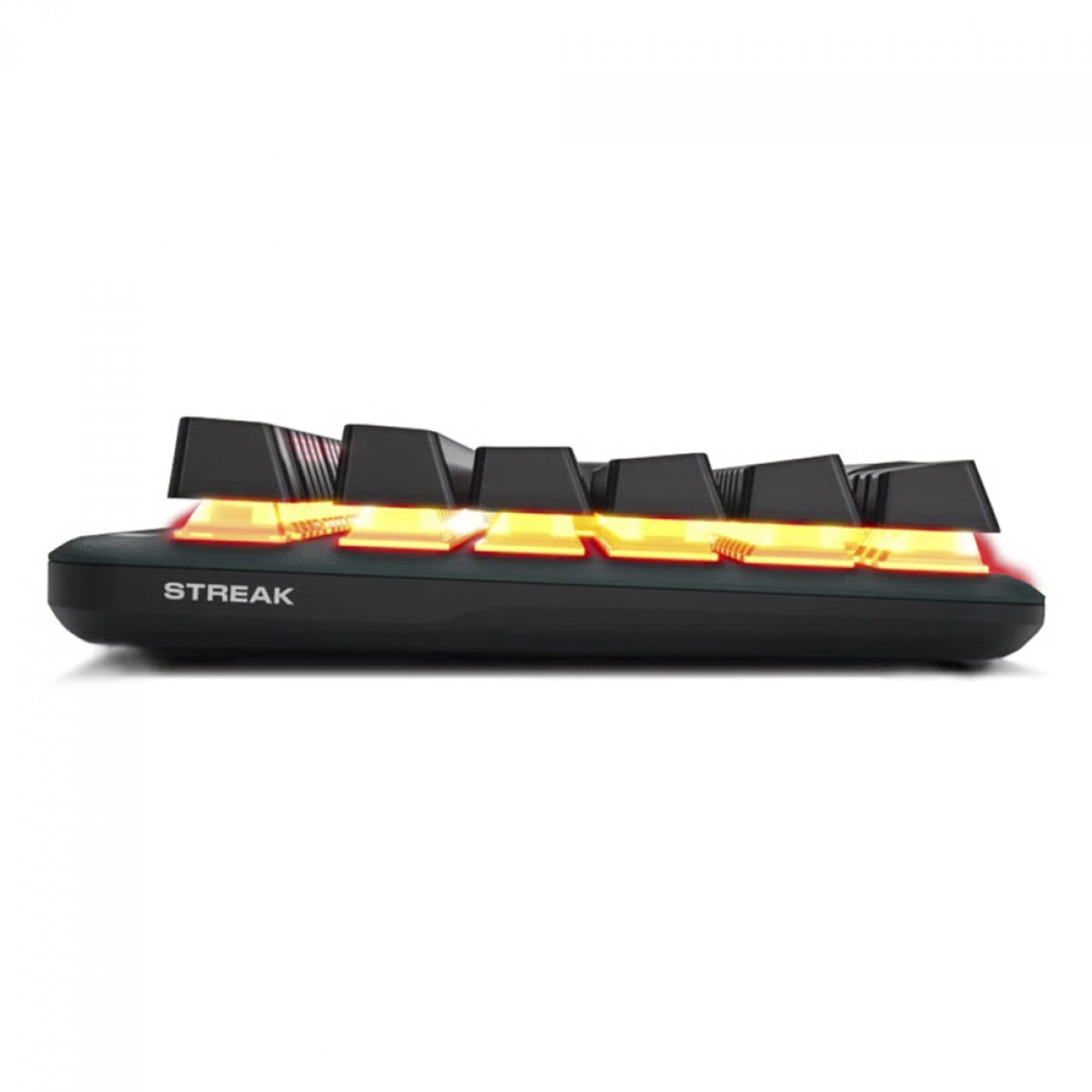 Teclado Mecânico Gamer Fnatic MiniStreak Speed, RGB, ISO, Switch Kailh Speed, TKL, Preto, KB0003-001
