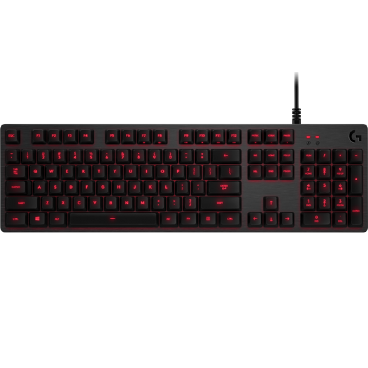 Teclado Mecânico Gamer Logitech G413 Carbon Switch Romer-G Tactile, Led Red