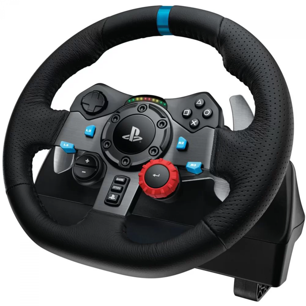 Volante Logitech G29 Driving Force, Com Pedal, PS5, PS4, PS3 e PC, 941-000111