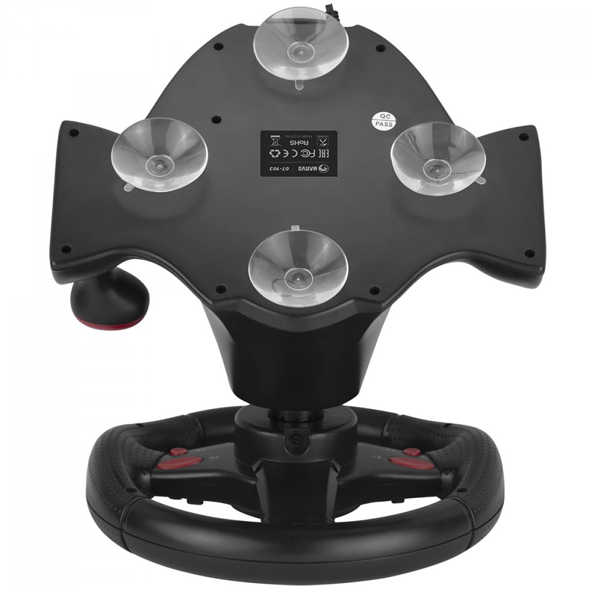 Volante Marvo GT-903, PS4, PS3, XBOX One, XBOX 360, Switch, Android, PC, 180°, Com Pedal