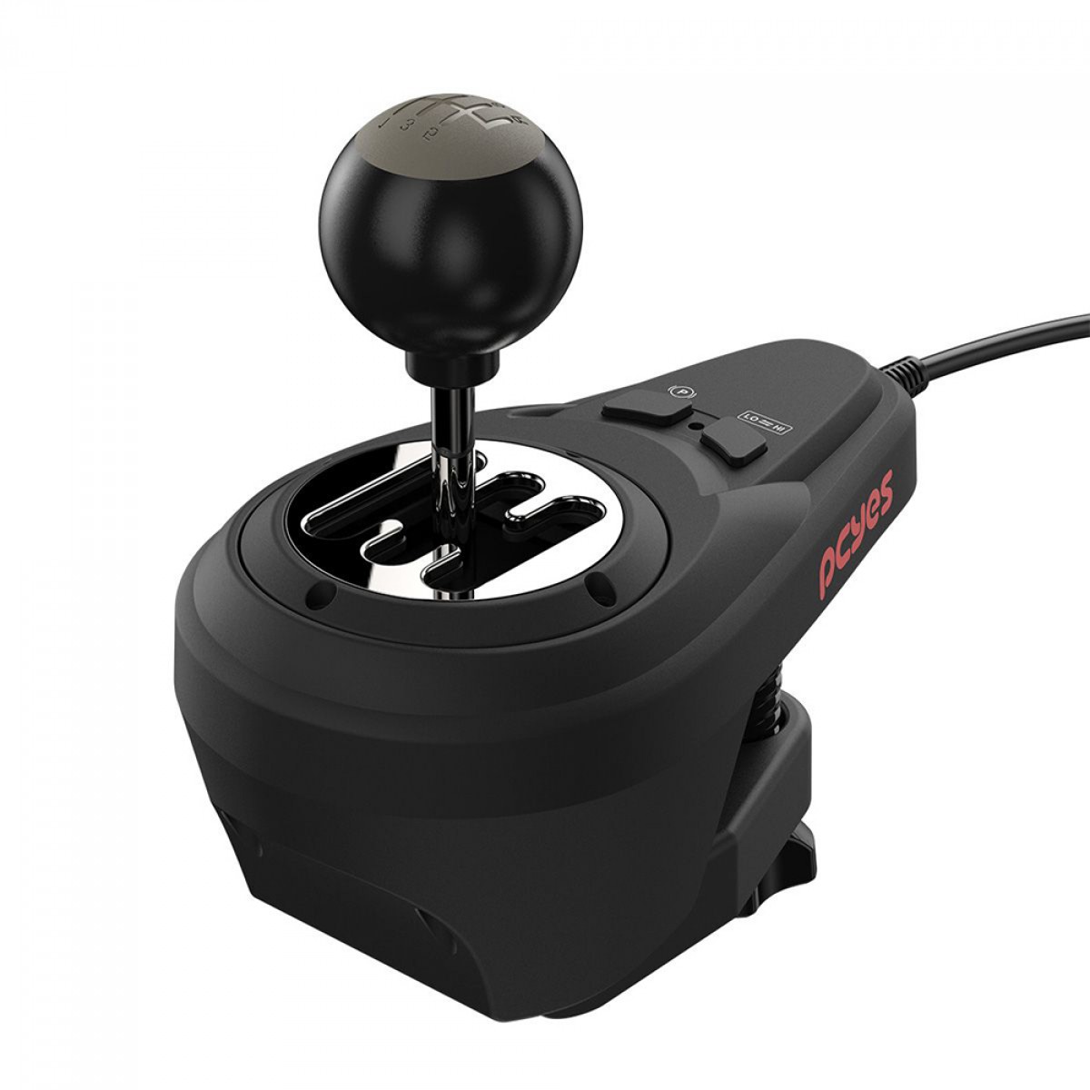 Volante PCYes W270 Para PC, Xbox e Playstation, Force Feedback, Com Pedais e Câmbio, Preto