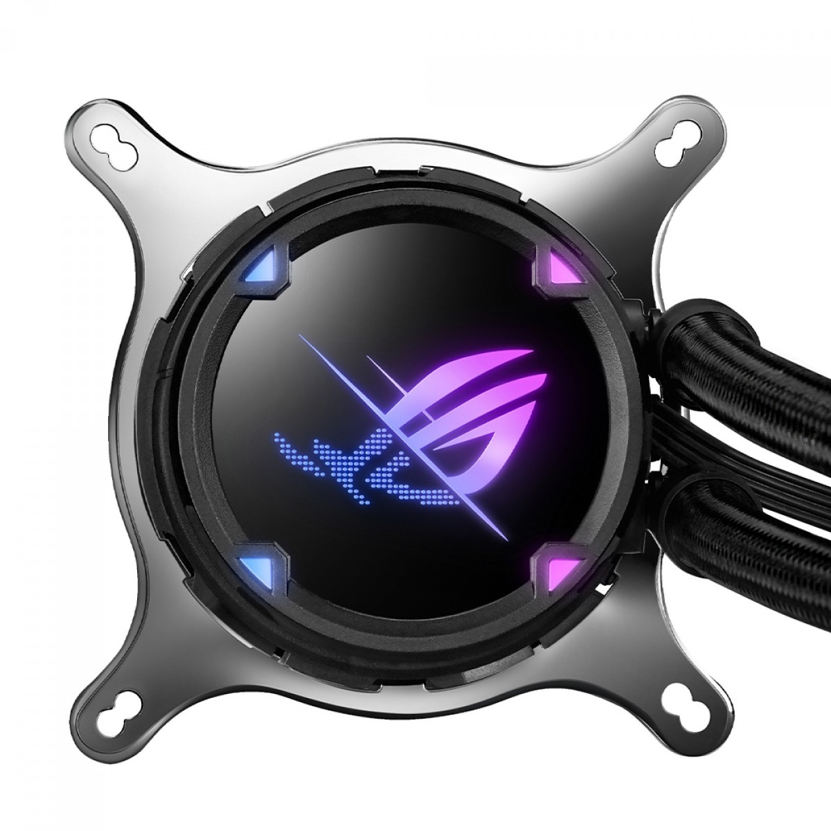 Water Cooler Asus Rog Strix LC II, 280mm, ARGB, Intel-AMD, Preto, 90RC00C1-M0UAY1