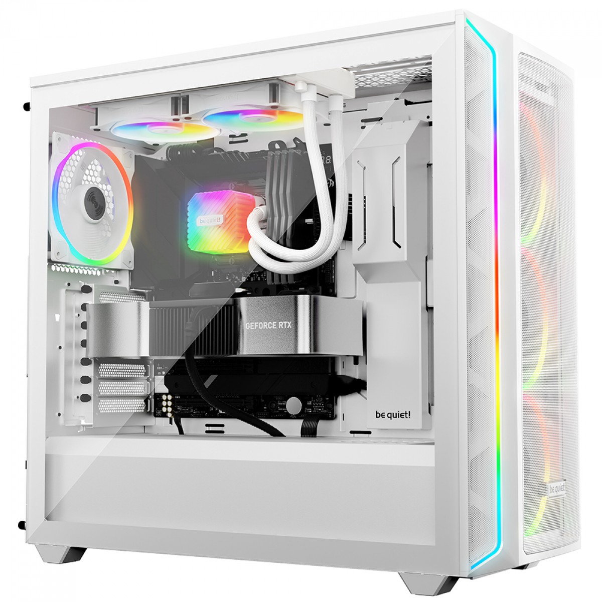 Water Cooler Be Quiet Light Loop, ARGB, 240mm, PWM, Intel/AMD, Branco, BW021