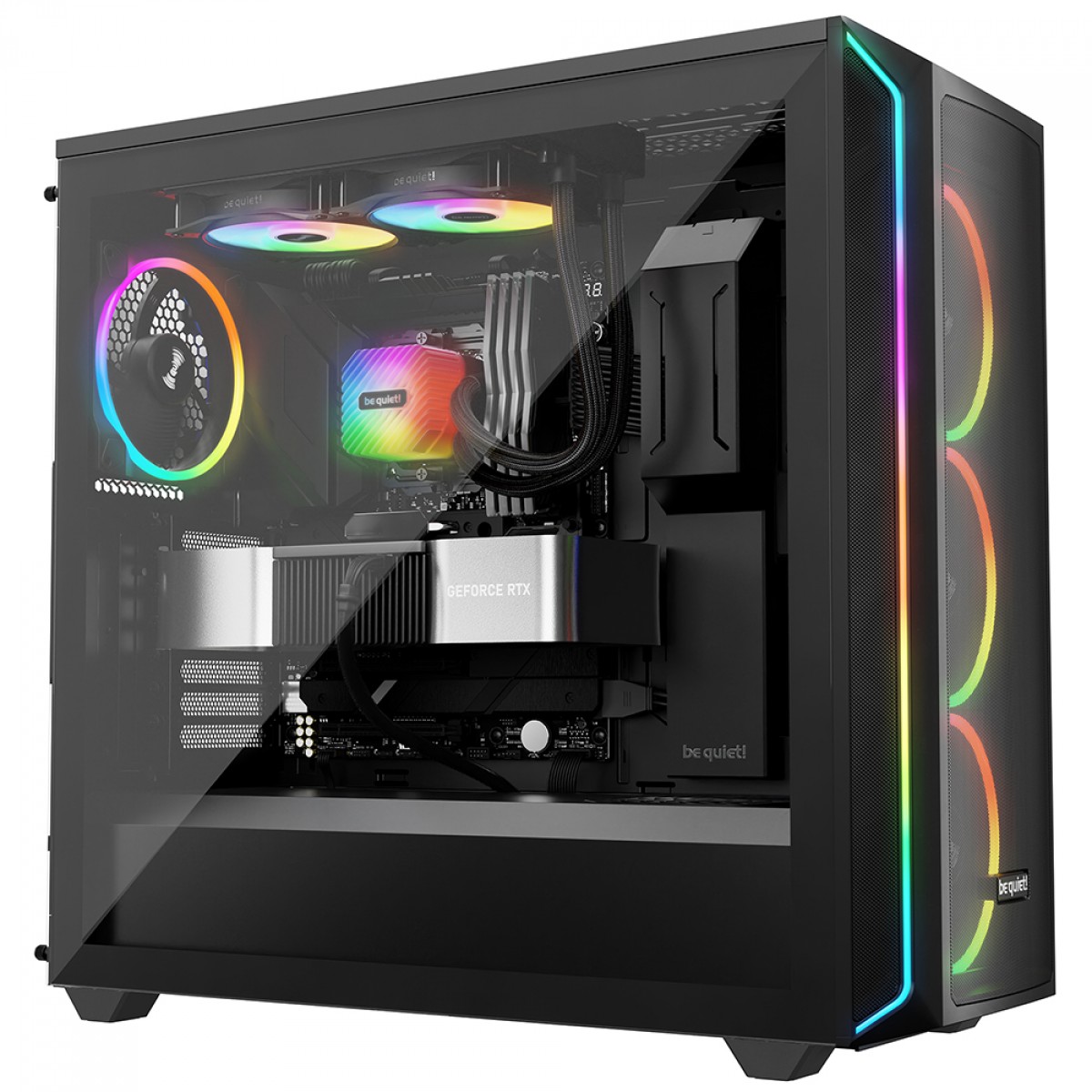 Water Cooler Be Quiet Light Loop, ARGB, 240mm, PWM, Intel/AMD, Preto, BW020