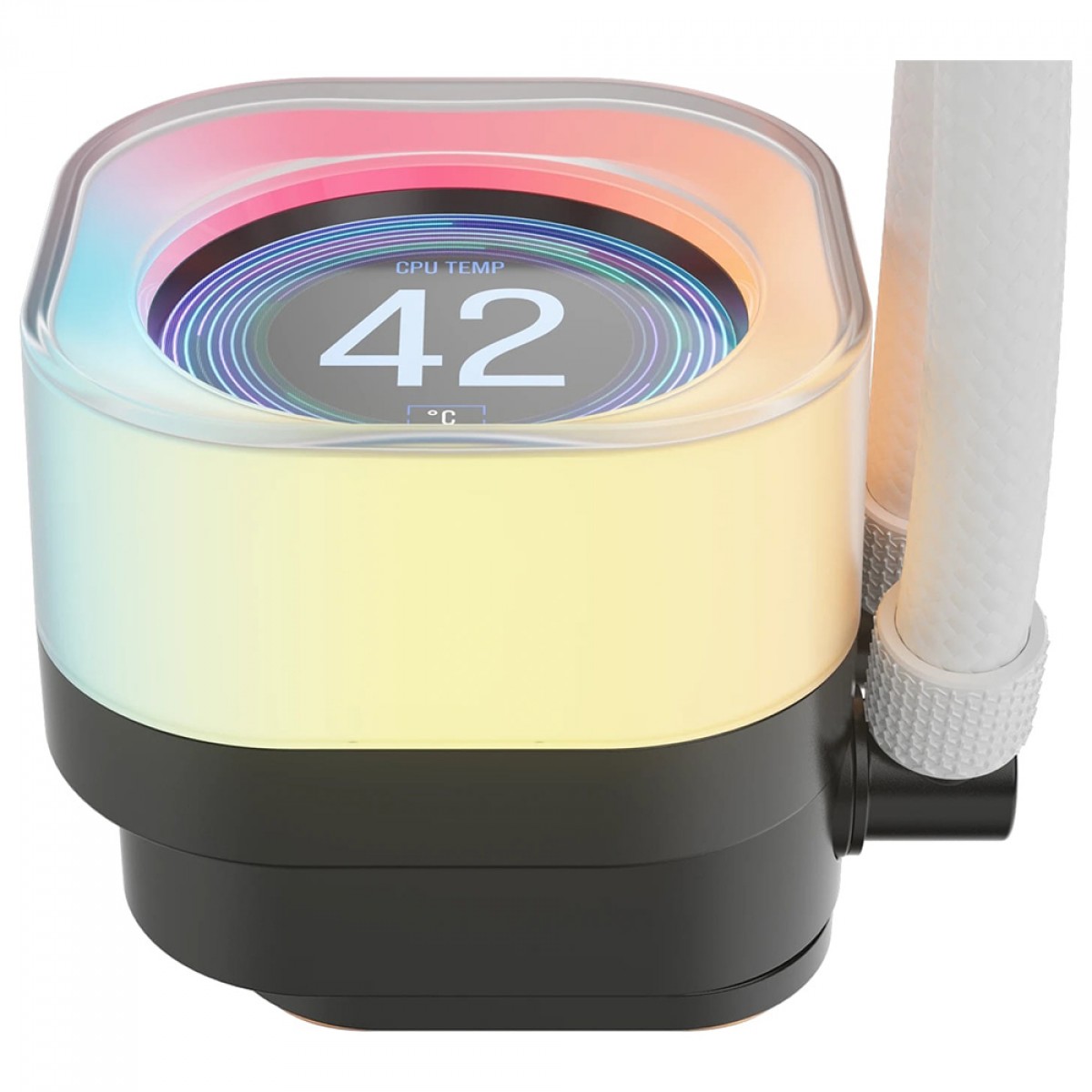 Water Cooler Corsair iCue Link Titan 360 RX LCD, RGB, 360mm, Intel-AMD, Branco, CW-9061026-WW