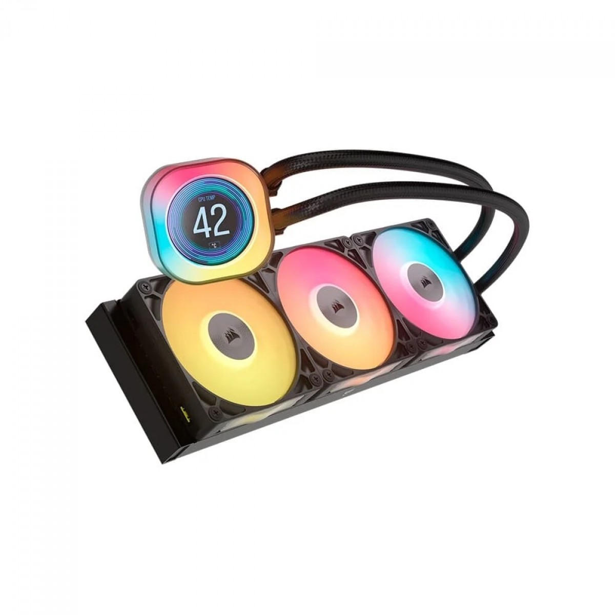 Water Cooler Corsair iCue Link Titan 360 RX LCD, RGB, 360mm, Intel-AMD, CW-9061023-WW