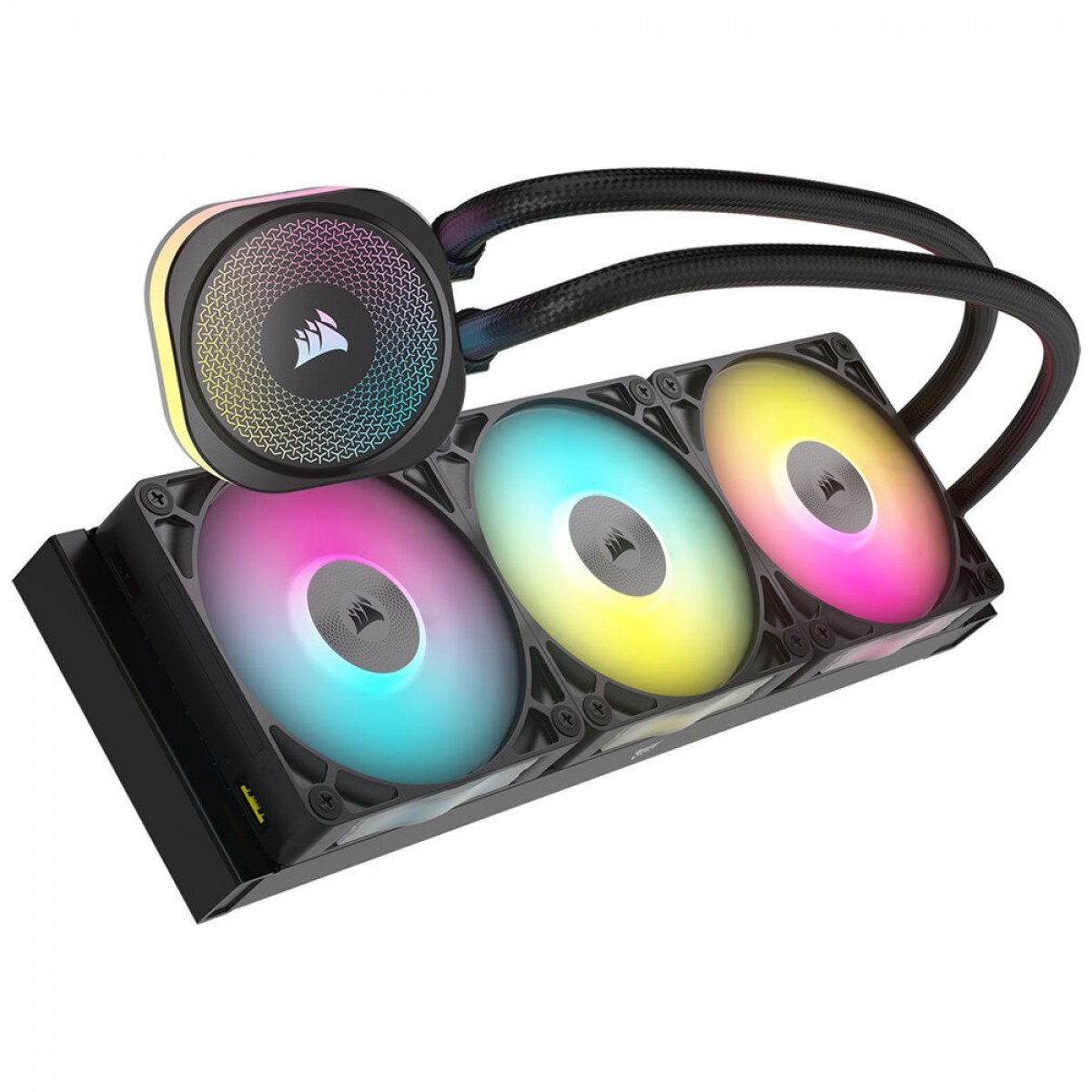 Water Cooler Corsair iCUE LINK Titan 360 RX, RGB, 360mm, Intel-AMD, PWM, Preto, CW-9061018-WW