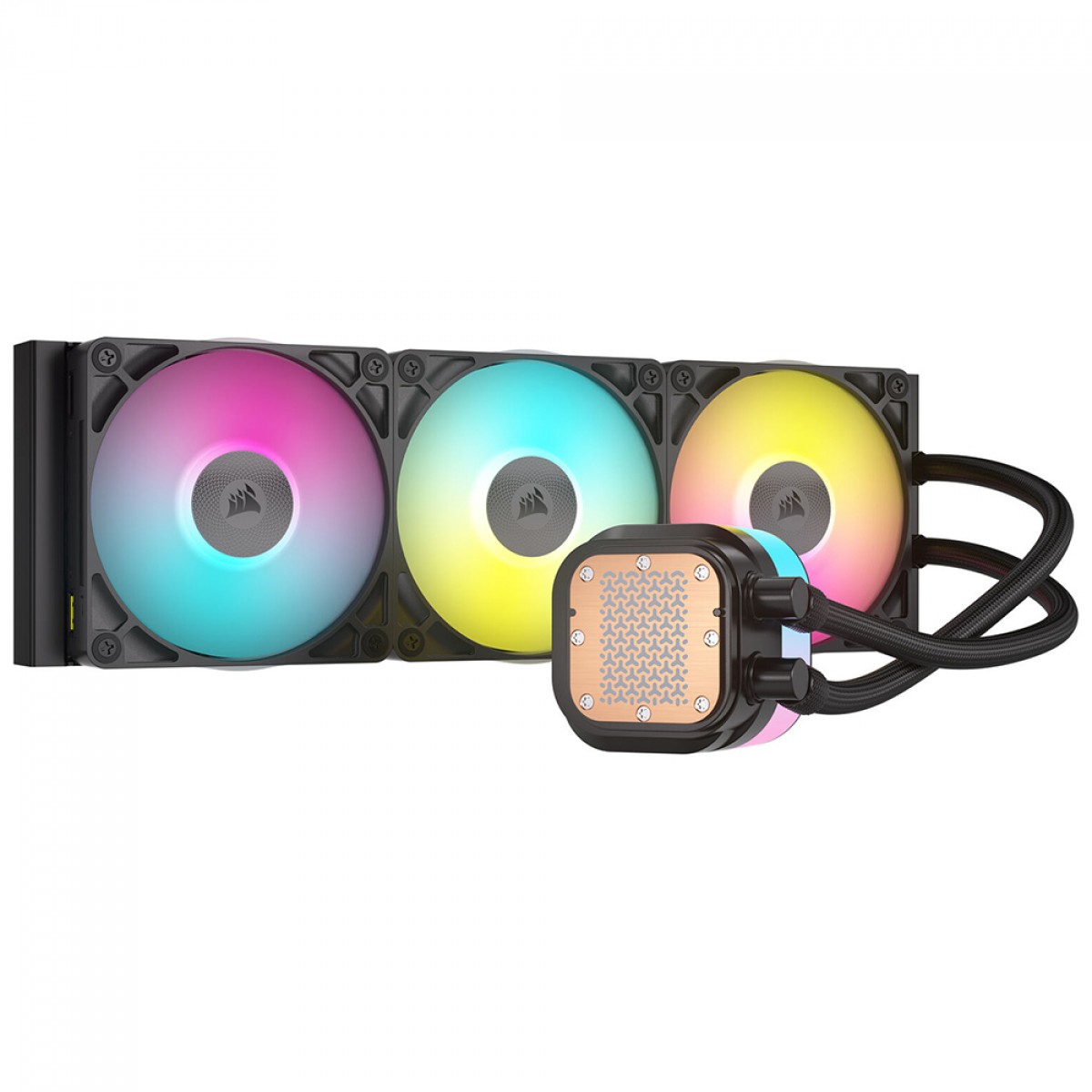 Water Cooler Corsair iCUE LINK Titan 360 RX, RGB, 360mm, Intel-AMD, PWM, Preto, CW-9061018-WW