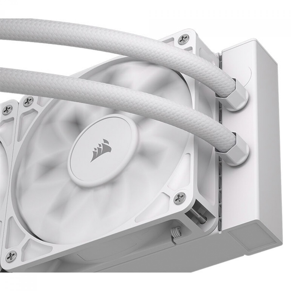 Water Cooler Corsair Nautilus RS, 360mm, Display LCD, PWM, Intel-AMD, Branco, CW-9061034-WW