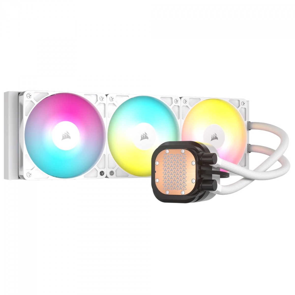 Water Cooler Corsair Nautilus RS ARGB, 360mm, PWM, Intel-AMD, Branco, CW-9060095-WW